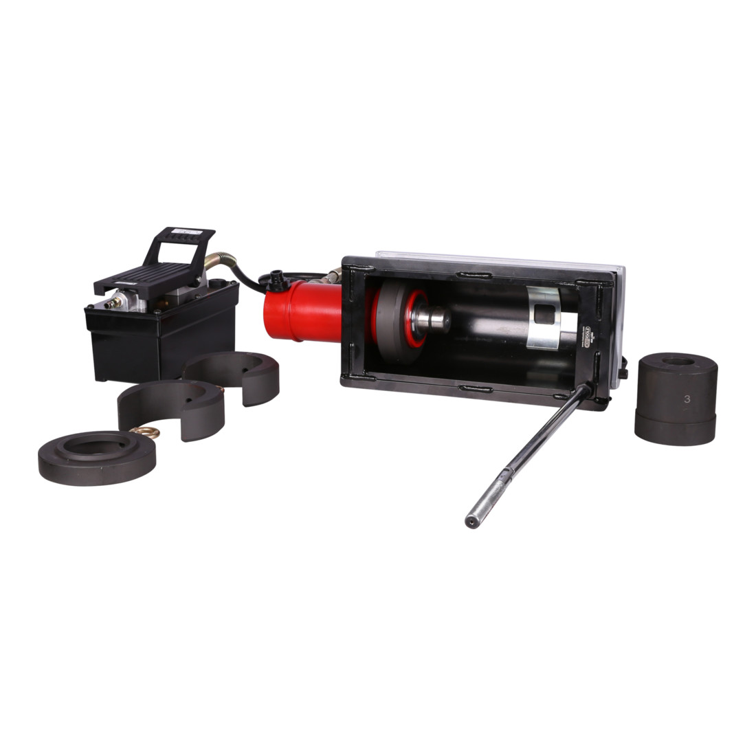 KS Tools Set di boccole per bielle idrauliche, 30 t, 10pz.