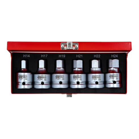 KS Tools Set di bussole 3/4", 6pz., 14-24mm