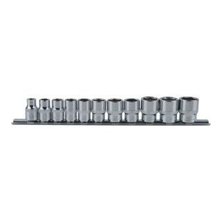 KS Tools Set di bussole esagonali 3/8" CHROMEplus, 11pz., 8-19mm