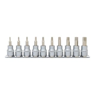 KS Tools Set di bussole per bit TX 3/8", 10pz., T10-T55