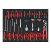 KS Tools Set di cacciaviti e pinze SCS, 112pz. in modulo 1/1-1