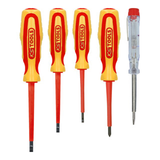 KS Tools Set di cacciaviti ERGOTORQUE VDE, PH+Slot, 5pz.