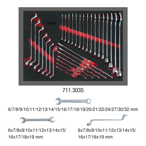 KS Tools Set di chiavi, 35pz., modulo  1/1