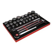 KS Tools Set di chiavi a bussola 3/4", con inserto di espanso, 32pz.-3