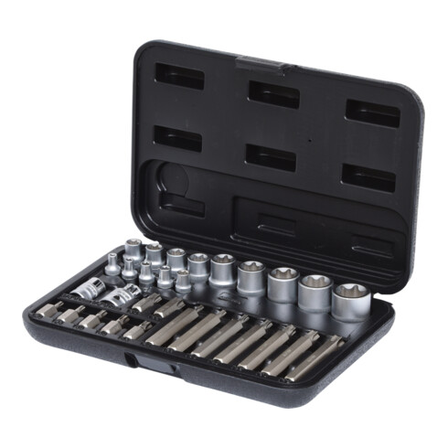 KS Tools Set di chiavi a bussola e bit TX , 30pz.