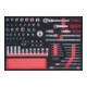 KS Tools Set di chiavi a bussola SCS CHROMEplus 1/4" + 1/2", 90pz. in modulo 1/1-1