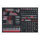 KS Tools Set di chiavi a bussola SCS CHROMEplus 1/4"  +  3/8", 144pz. in modulo 1/1-1