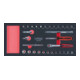 KS Tools Set di chiavi a bussola SCS CHROMEplus 1/4", 30pz. in modulo 1/3-1
