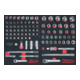 KS Tools Set di chiavi a bussola SCS CHROMEplus 3/8" + 1/2", 98pz. in modulo 1/1-1