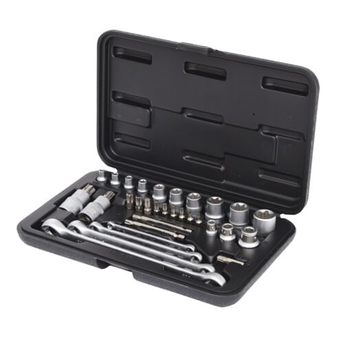 KS Tools Set di chiavi a bussola TX1/4" + 3/8" + 1/2", 31pz.