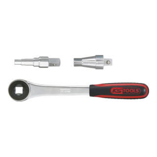KS Tools Set di chiavi a gas a gradino 3/8"-1", 3pz.