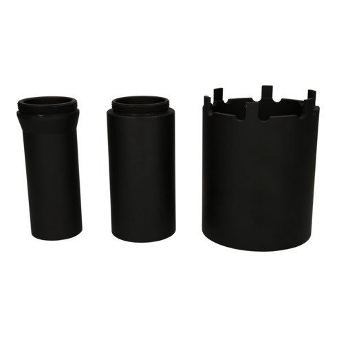 KS Tools Set di chiavi per dadi scanalati con 2 tubi di guida per MAN, Ø 102mm, 3pz.