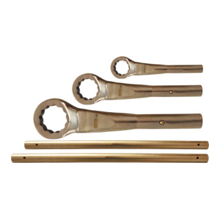 KS Tools Set di chiavi poligonali curve BRONZEplus, 18pz.