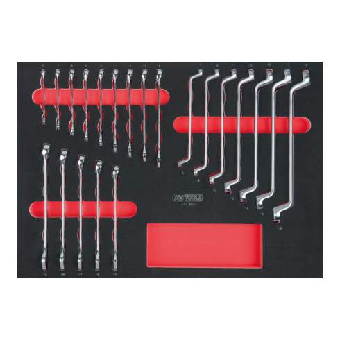 KS Tools Set di chiavi SCS, 21pz. in modulo 1/1