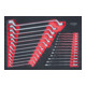 KS Tools Set di chiavi SCS, 24pz. in modulo 1/1-1