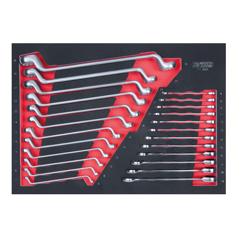 KS Tools Set di chiavi SCS, 24pz. in modulo 1/1