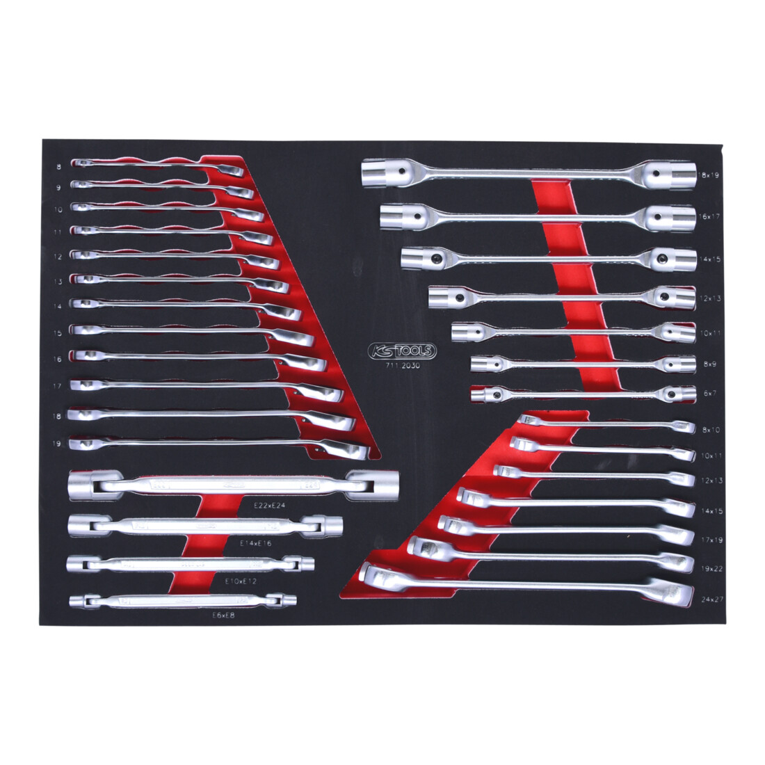 KS Tools Set di chiavi SCS, 30pz. in modulo 1/1