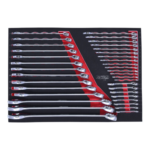 KS Tools Set di chiavi SCS, 36pz. in modulo 1/1