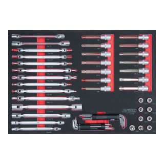 KS Tools Set di chiavi SCS, 53pz. in modulo 1/1