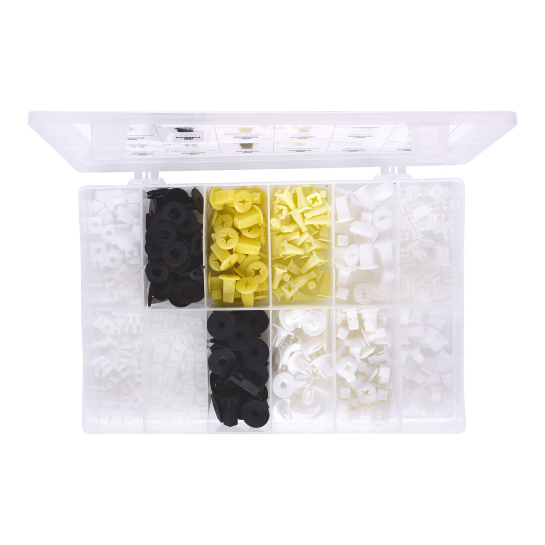 KS Tools Set di clip di fissaggio KS Tool - dadi in plastica, 350pz.