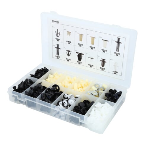 KS Tools Set di clip di fissaggio KS Tool per Mitsubishi, 370pz.