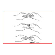 KS Tools Set di clip di sgancio per connettori a cavo per giunti a molla CLIC, 7pz.-3