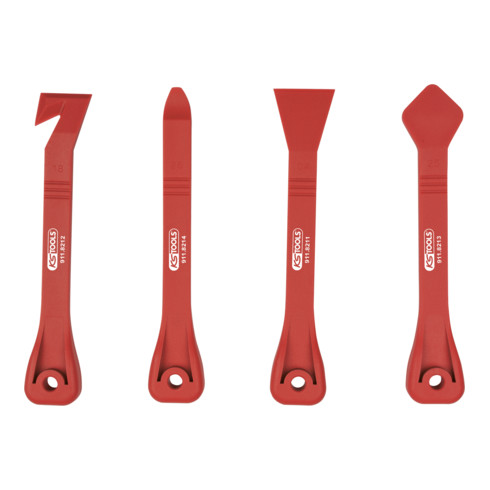 KS Tools Set di cunei e raschietti per vetro in plastica, 4pz.