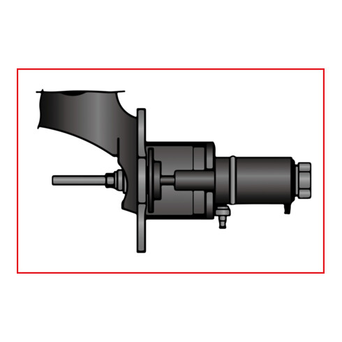 KS Tools Set  di cuscinetti e gusci per mozzi, 2pz.