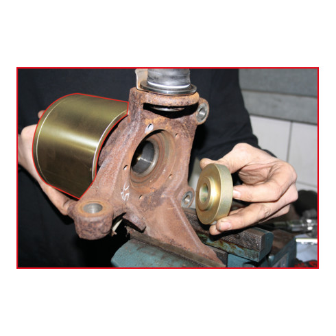 KS Tools Set di cuscinetti ruota, anteriore per Citroën/Fiat/Peugeot, 8pz.