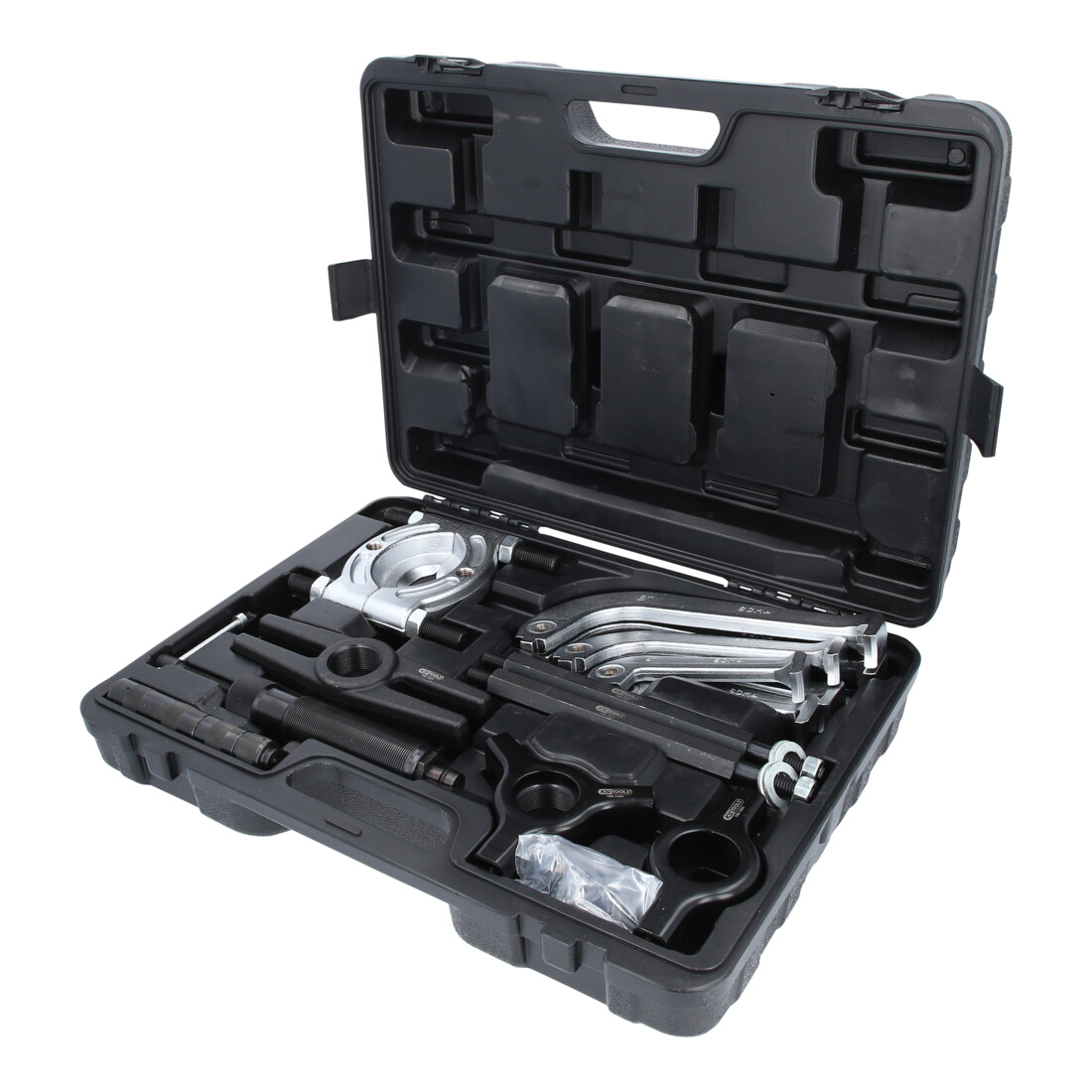 KS Tools Set di estrattori idraulici a 2 e 3 bracci, 22pz.