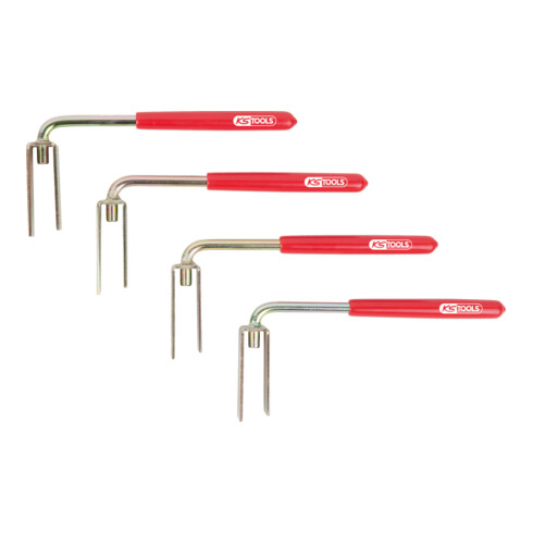 KS Tools Set di forche per lo smontaggio delle luci dei freni, 4pz.