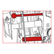 KS Tools Set di guide per maschere anteriori e aste di spinta VAG, 6pz.-3