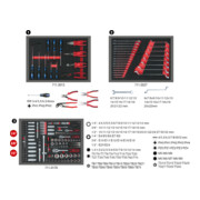 KS Tools Set di inserti sistema universale per 3 cassetti con 215 utensili premium-1