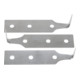 KS Tools Set di lame in acciaio inox per coltello, L= lama 25mm, 3pz.-1