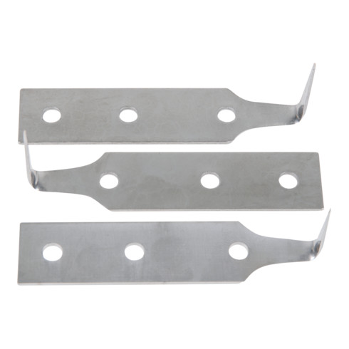 KS Tools Set di lame in acciaio inox per coltello, L= lama 25mm, 3pz.
