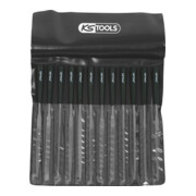 KS Tools Set di lime ad ago con manico in plastica, 12pz.-4