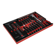 KS Tools Set di martelli, scalpelli e lime con inserto di espanso, 21pz.-3