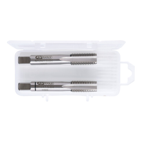 KS Tools Set di maschi a mano HSS MF, MF12x1,5, 2pz.
