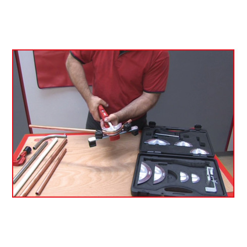 KS Tools Set di piegatura a cricchetto a una mano 10-22mm, 13pz.