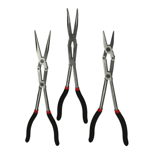 KS Tools Set di pinze a doppio snodo Action, XL, 3pz.