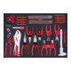 KS Tools Set di pinze e lime SCS, 18pz. in modulo 1/1-1