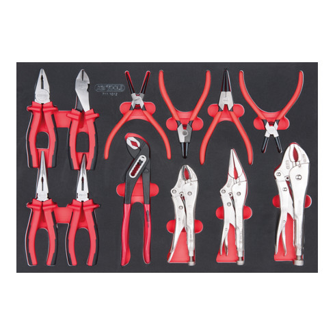 KS Tools Set di pinze SCS, 12pz. in modulo 1/1