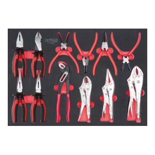 KS Tools Set di pinze SCS, 12pz. in modulo 1/1