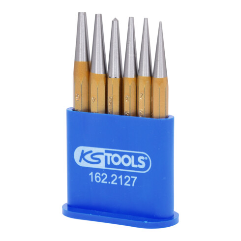 KS Tools Set di punzoni, 6pz. in supporto di plastica