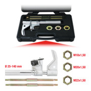 KS Tools Set di riparazione di filettature per filetti interni ed esterni, 25-140mm, 6pz.-1