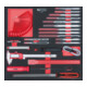 KS Tools Set di scalpelli e strumenti di misura SCS, 21pz. in modulo 2/3-1