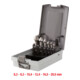 KS Tools Set di svasatori conici e di sbavatori HSS, valigetta in plastica, 6pz.-1