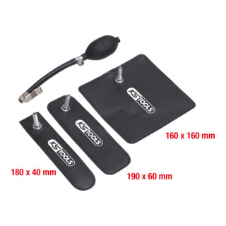 KS Tools Set di tamponi a pressione con pompa manuale, 4pz.