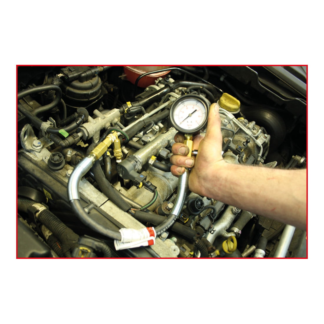 KS Tools Set di tester di compressione per motori diesel, 36pz.