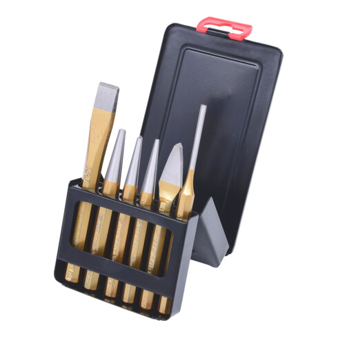 KS Tools Set di utensili combinati, 6pz. in scatola pieghevole di lamiera